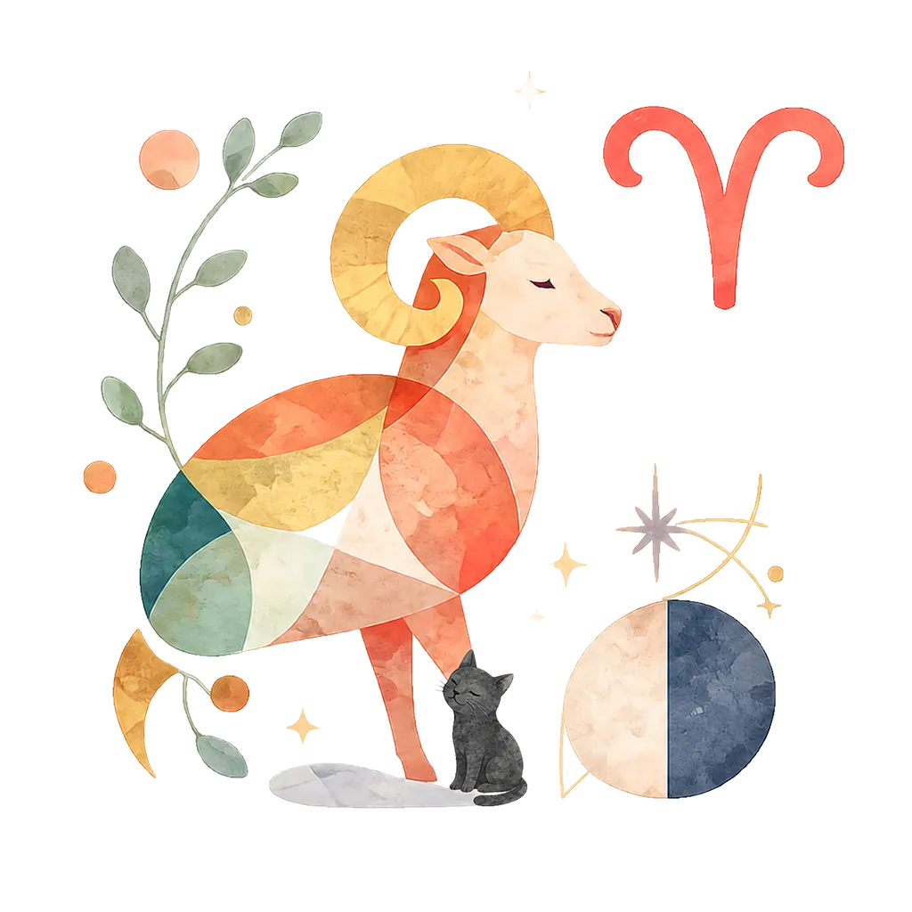 牡羊座の挿絵