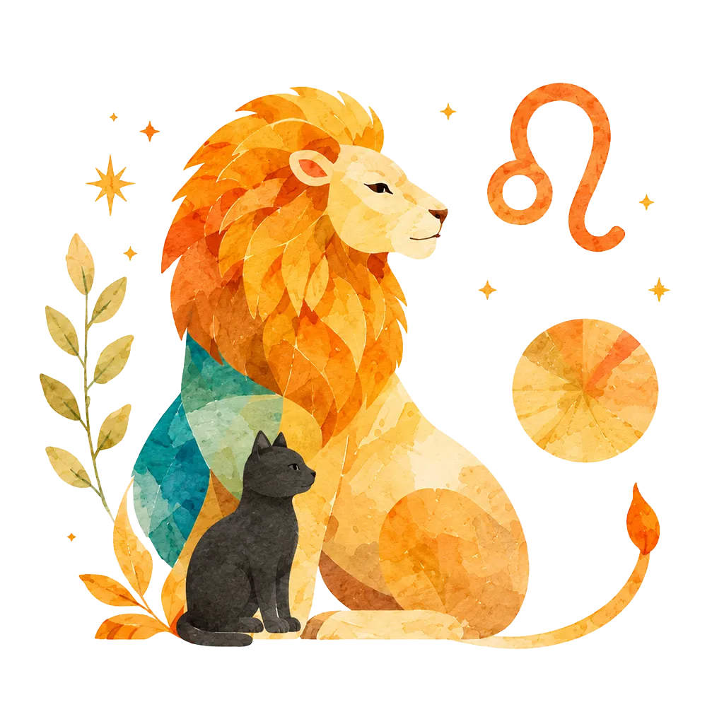 獅子座の挿絵