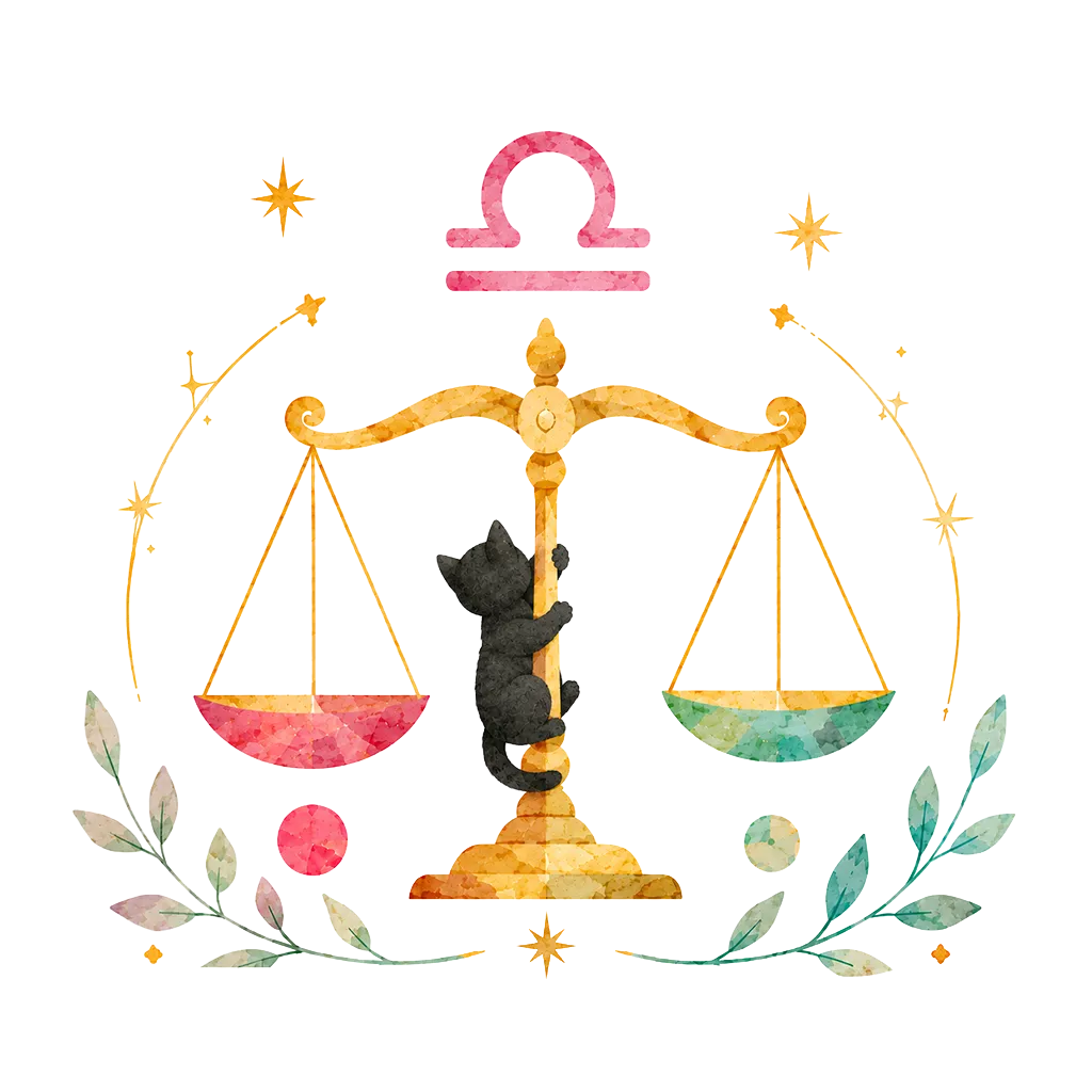 天秤座の挿絵